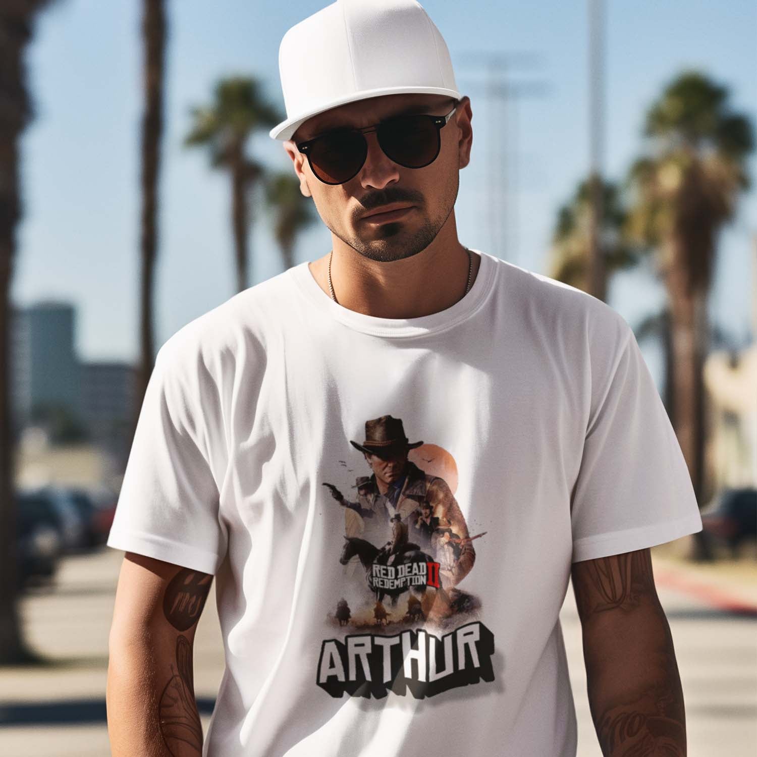 🤠 T-shirt Red Dead Redemption II - Design OldStory personnalisé