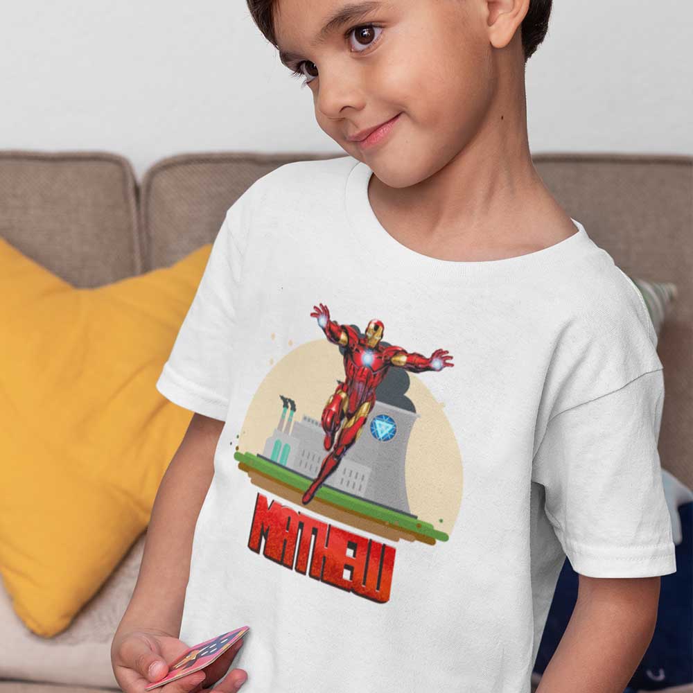 ☢️T-shirt Ironman - Design ArcReactor Personnalisé