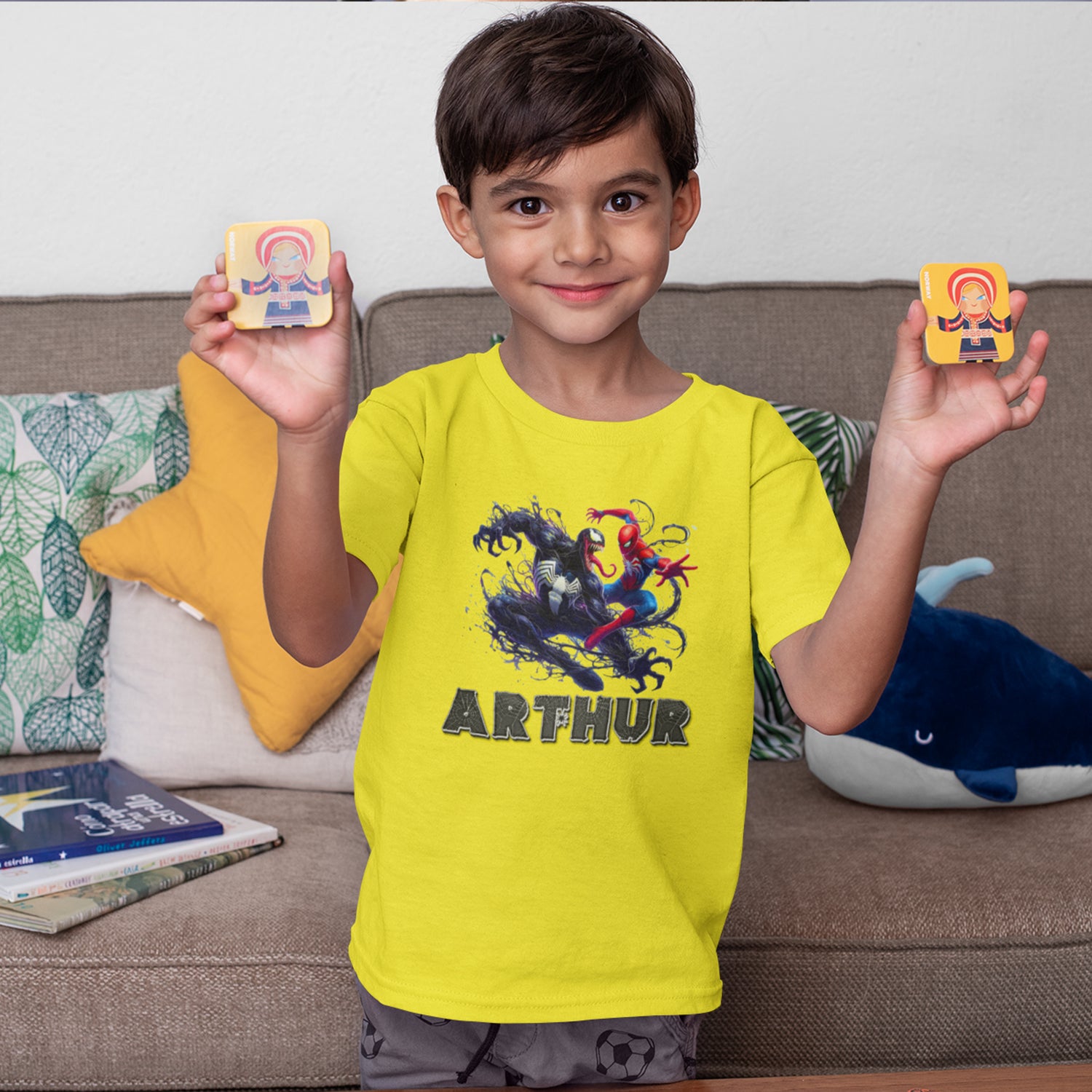 🕷️T-shirt Spiderman - Design NoirChaos Personnalisé