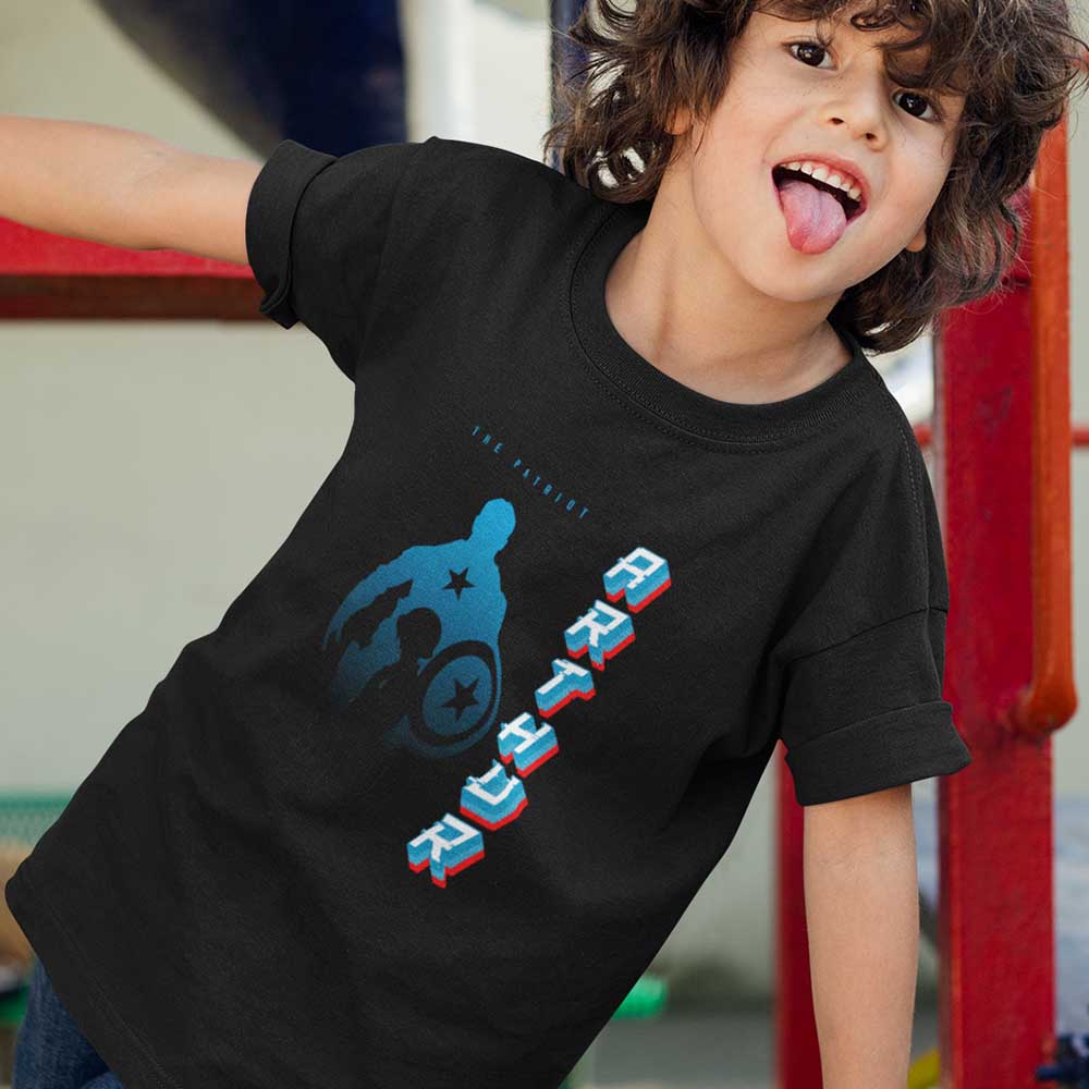 🪖T-shirt Captain America - Design Rogers Personnalisé