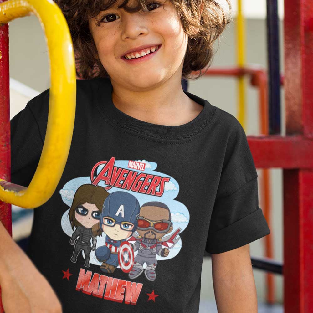 👥T-shirt Captain America - Design TeamCap Personnalisé