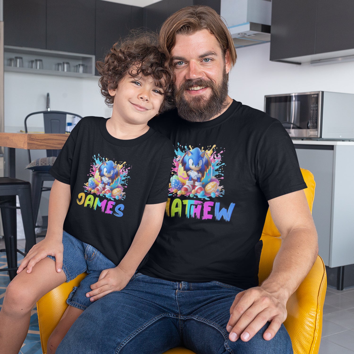 🎨T-shirt Sonic the Hedgehog - Design ColorBlast personnalisé