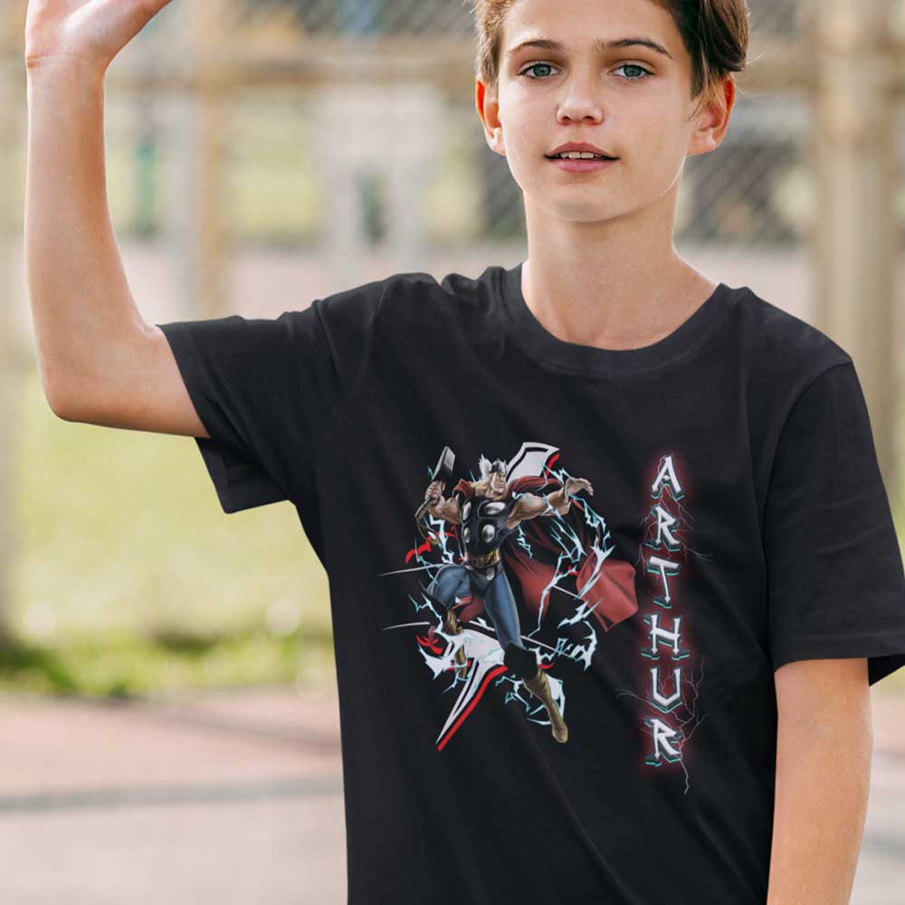 💫T-shirt Thor - Design Thunder Personnalisé