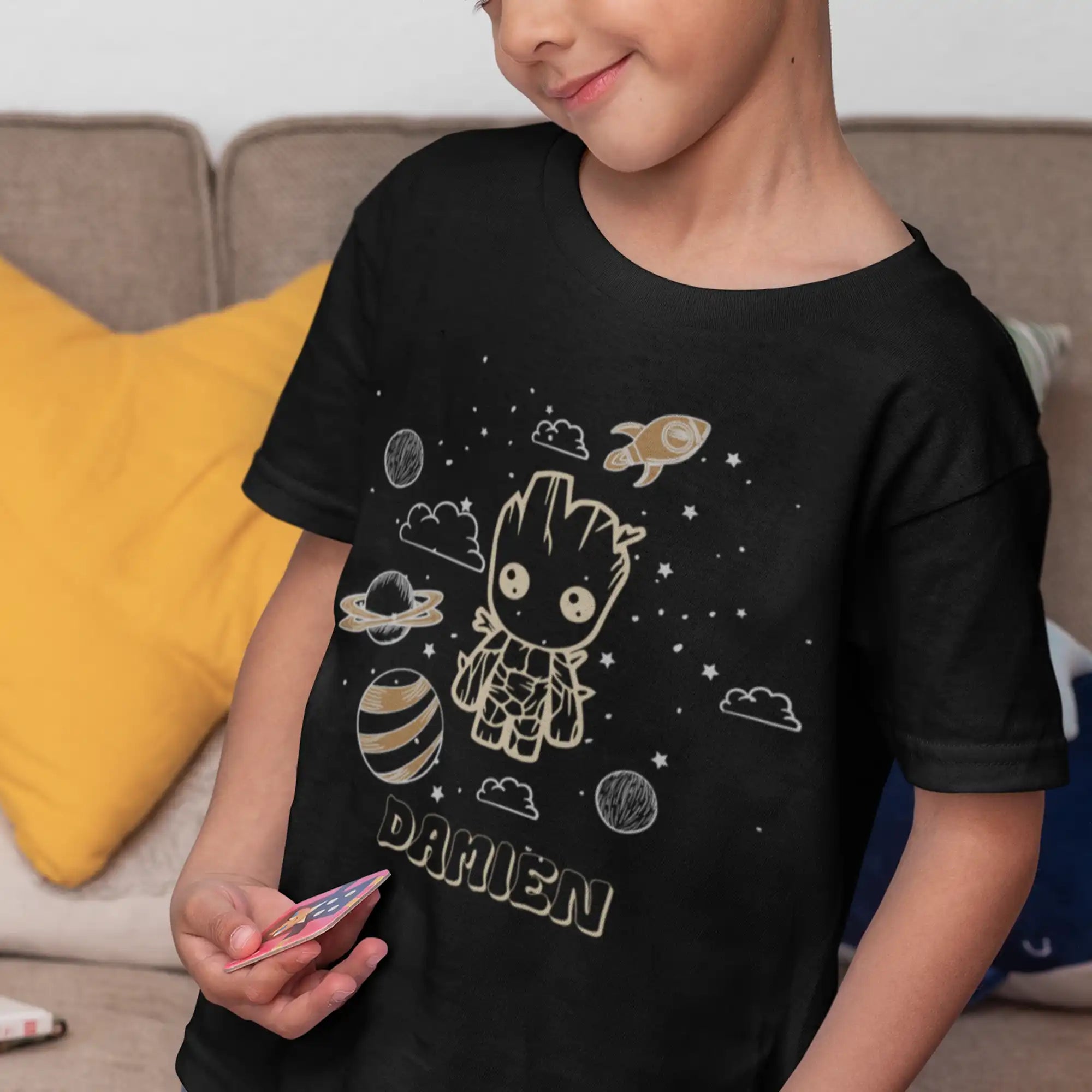 🪵 T-shirt Groot - Design CosmoRoot personnalisé