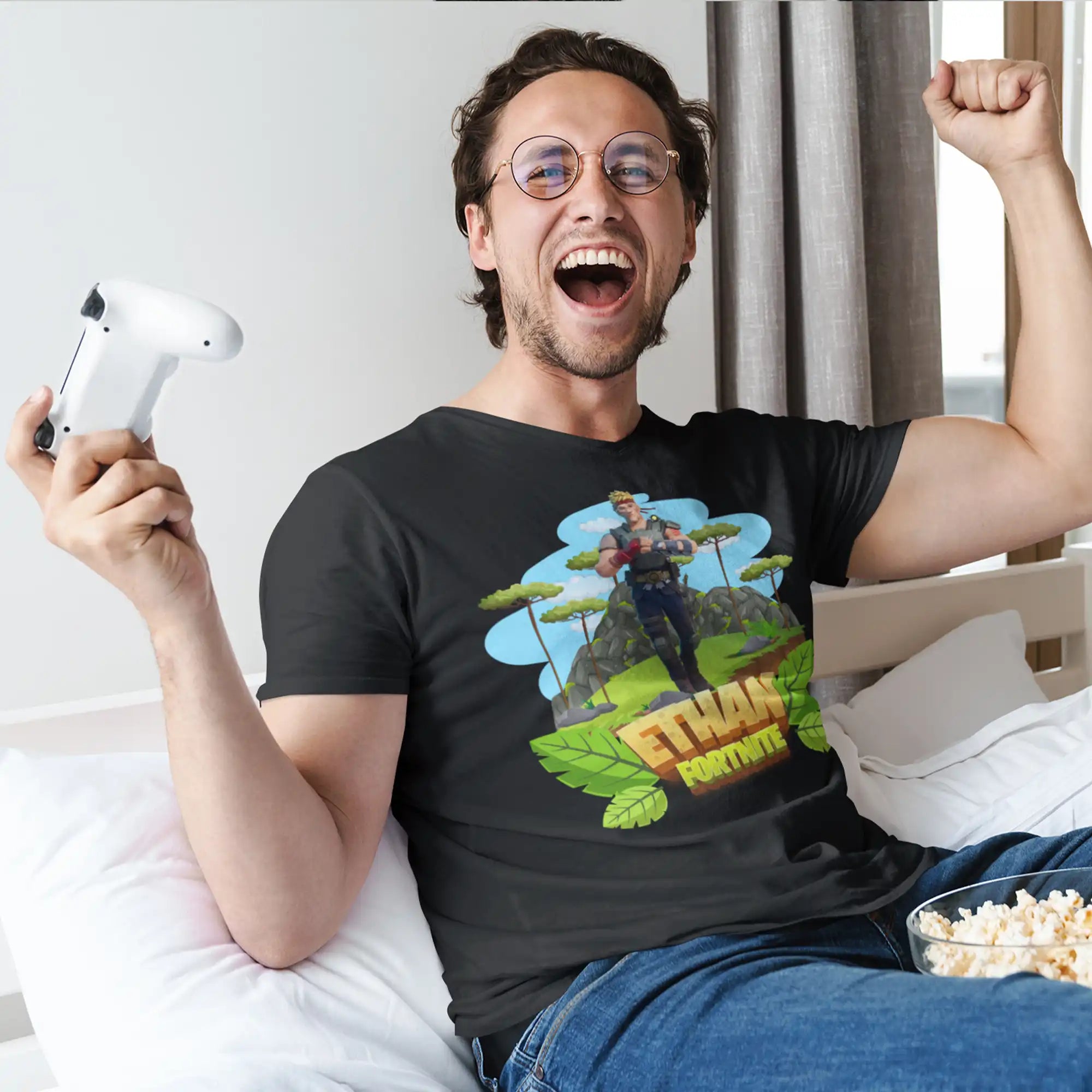 🎮 T-shirt Fortnite - Design JungleRaid personnalisé