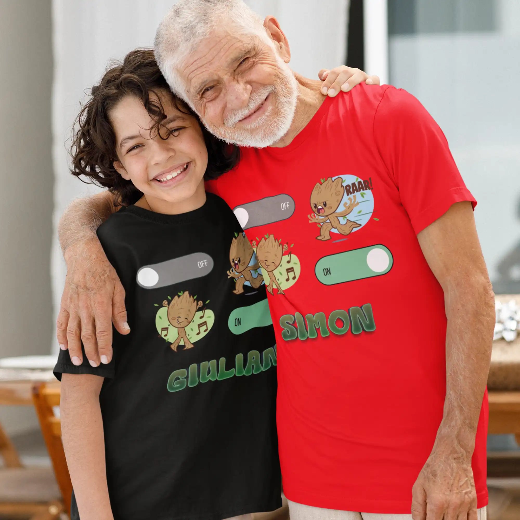 𖣂 T-shirt Groot - Design MoodRoot personnalisé