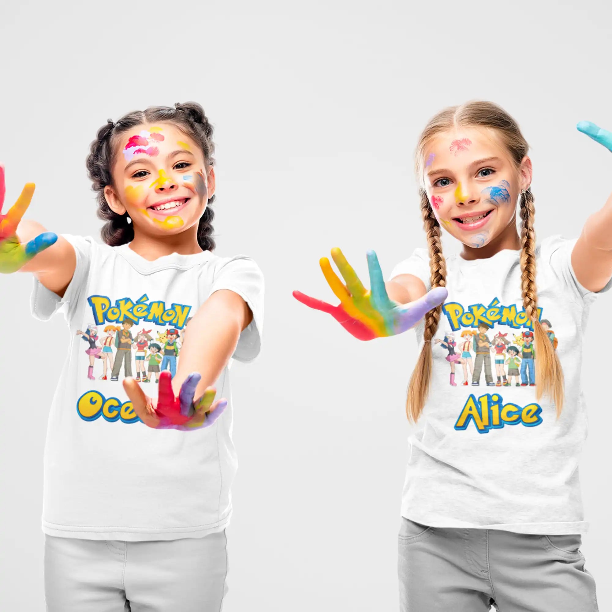 🎬 T-shirt Pokémon - Design PokeTeam personnalisé