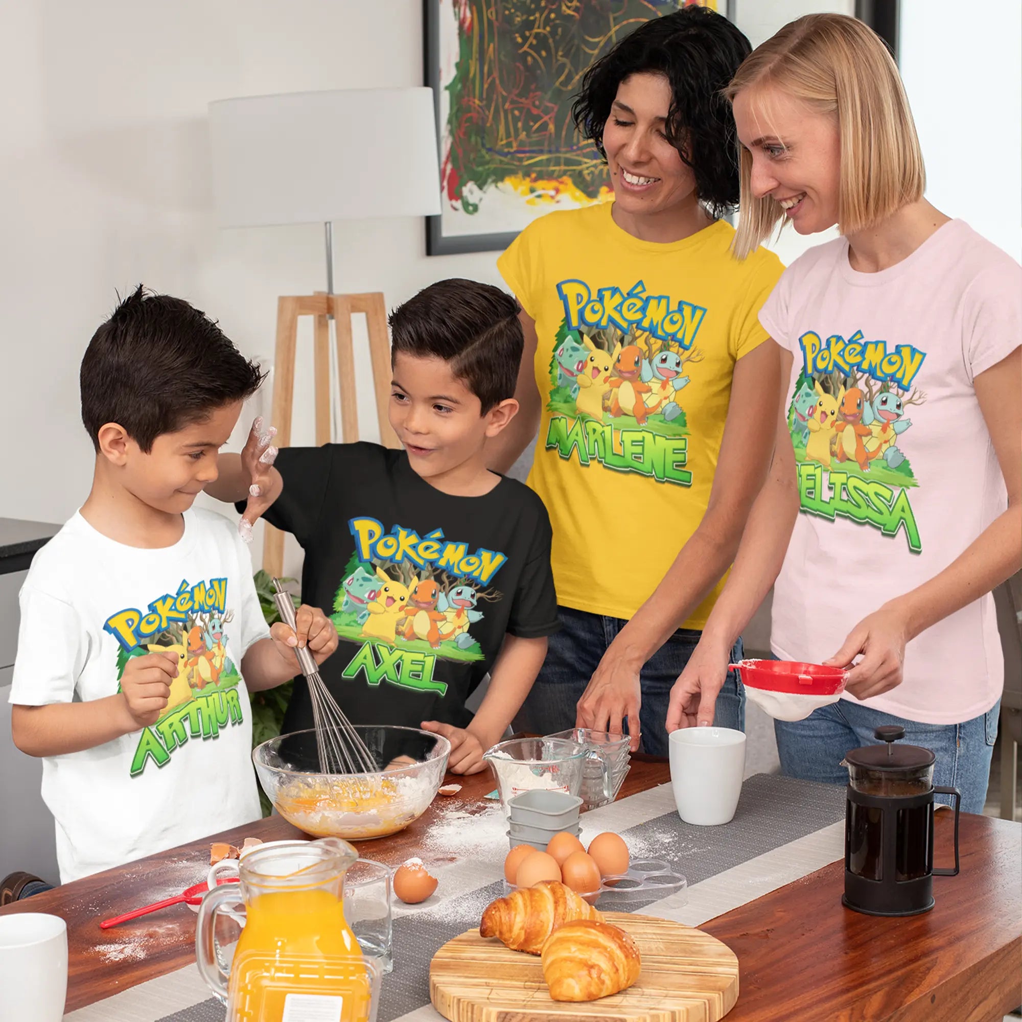 🎬 T-shirt Pokémon - Design StarterSquad personnalisé