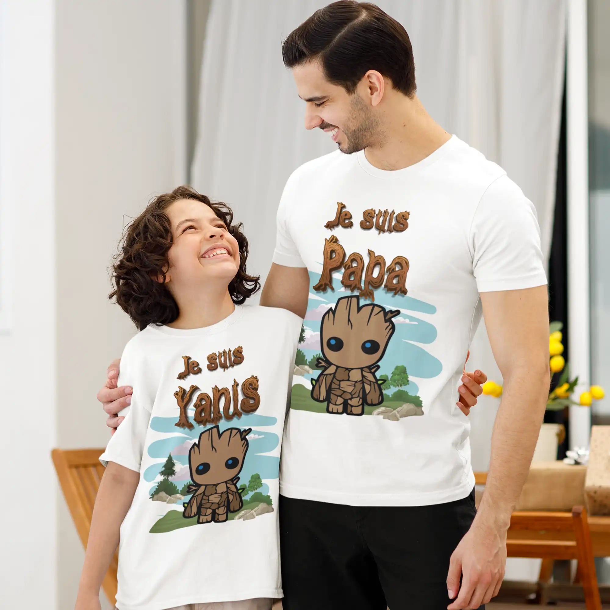 🪵 T-shirt Groot - Design WoodKid personnalisé