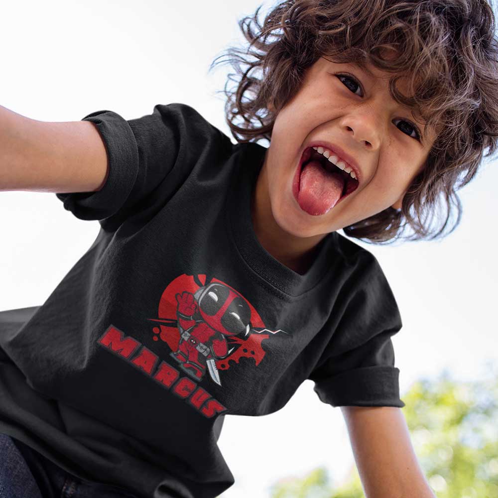 👋T-shirt Deadpool - Design SayHi Personnalisé