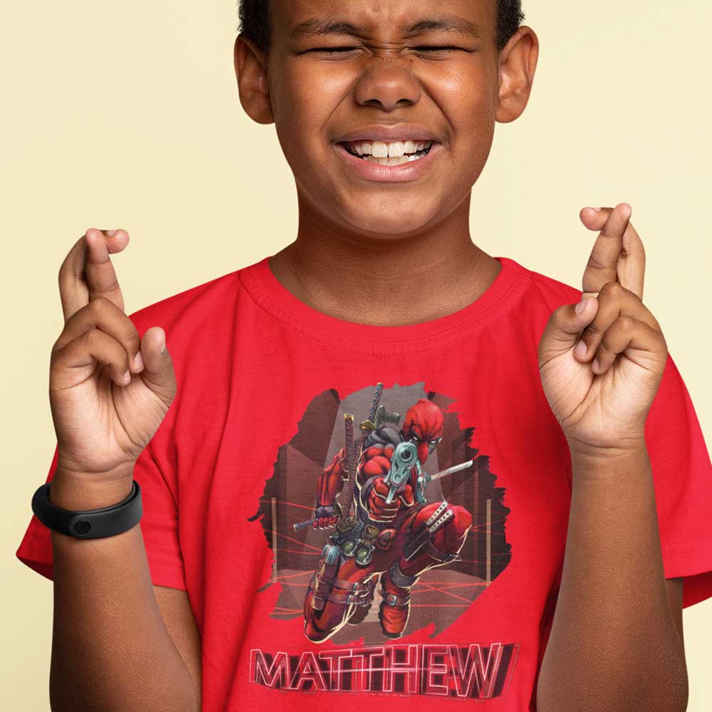 🥷T-shirt Deadpool - Design Robber Personnalisé