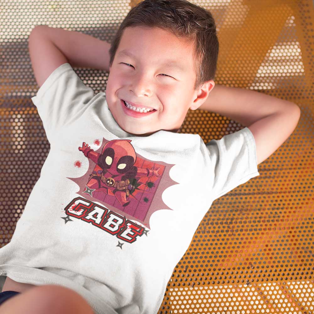 🔫T-shirt Deadpool - Design Shots Personnalisé