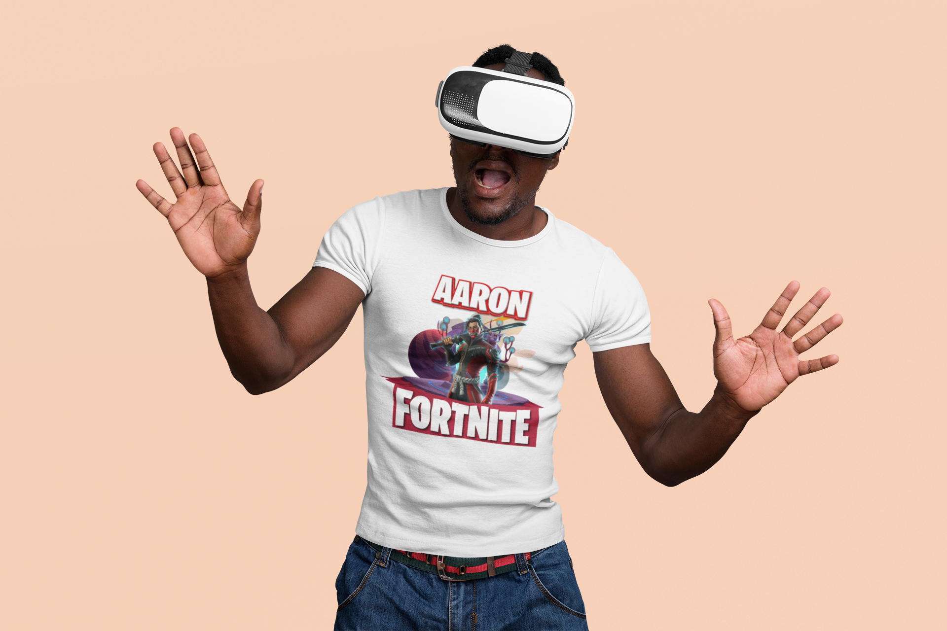 🎮 T-shirt Fortnite - Design CyberNinja personnalisé