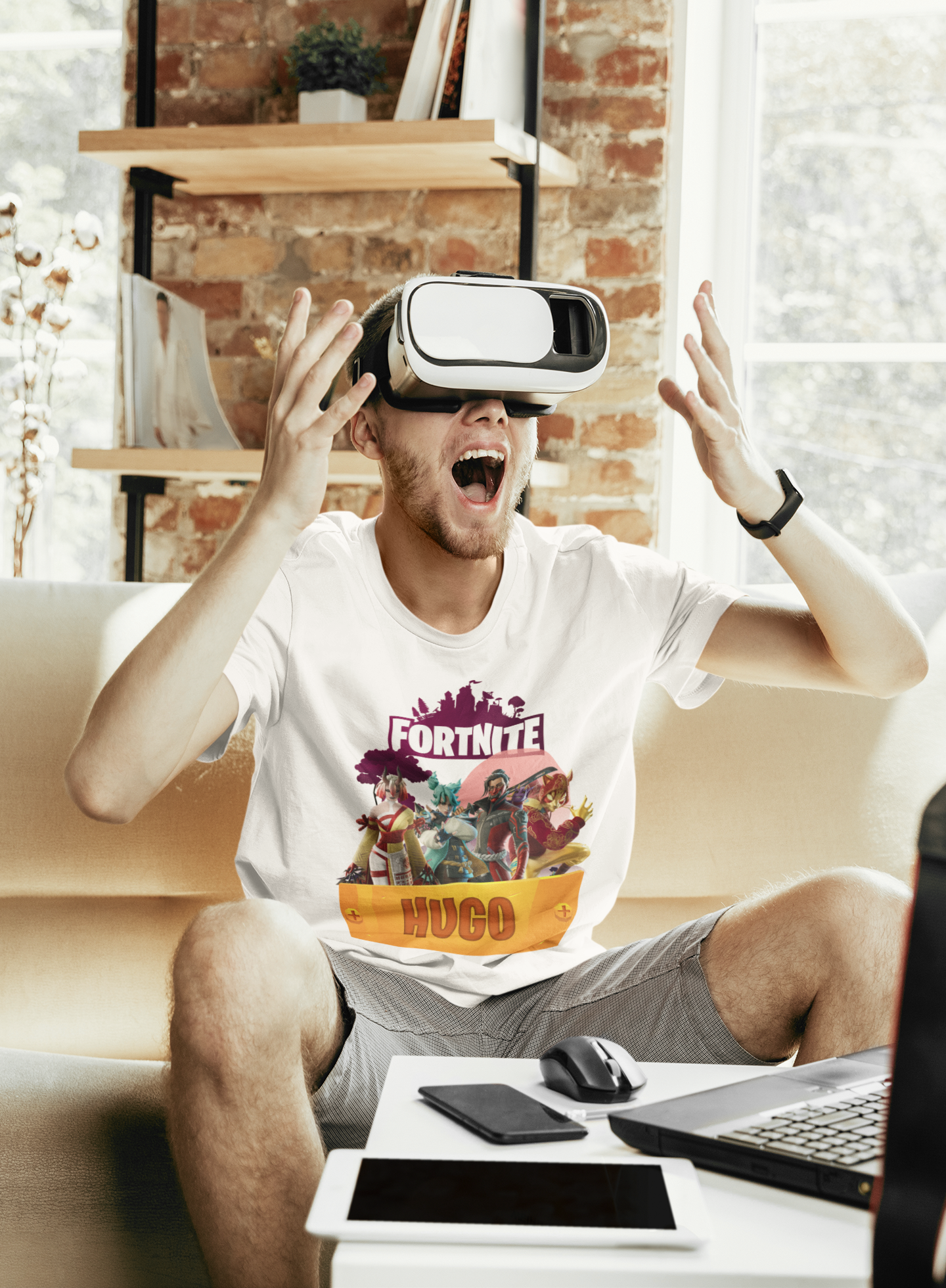 🎮 T-shirt Fortnite - Design FortBoard personnalisé