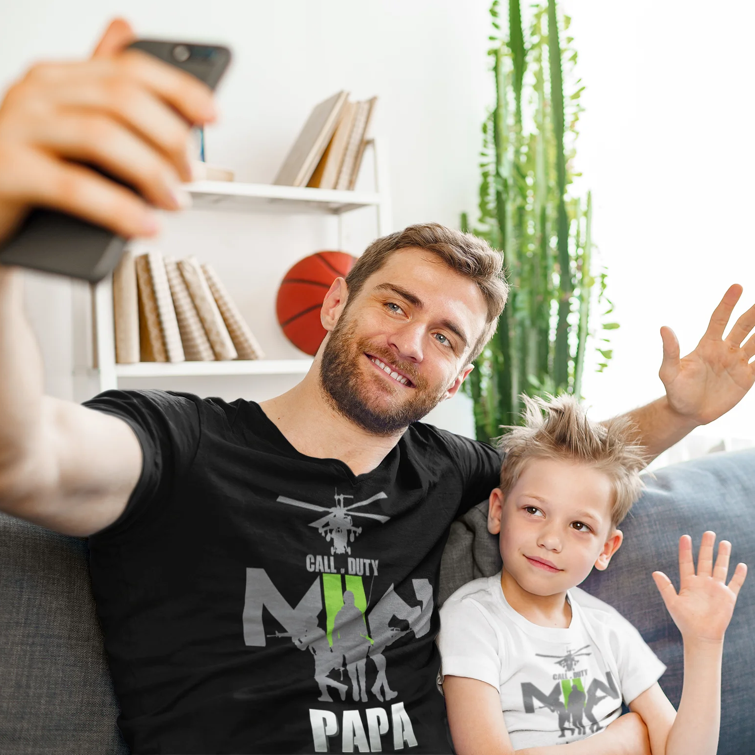 🚁 T-shirt Call of Duty - Design HeliStrike personnalisé